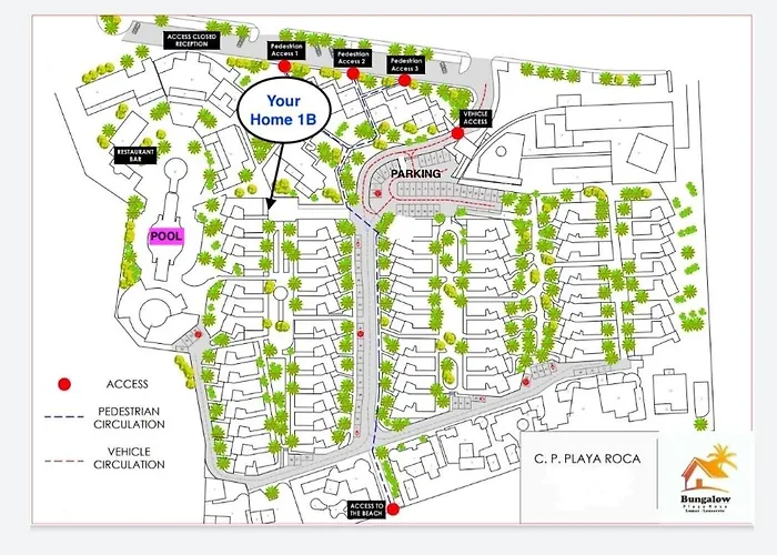 Comfortable Playa Roca Beachfront Access ヴィラ *